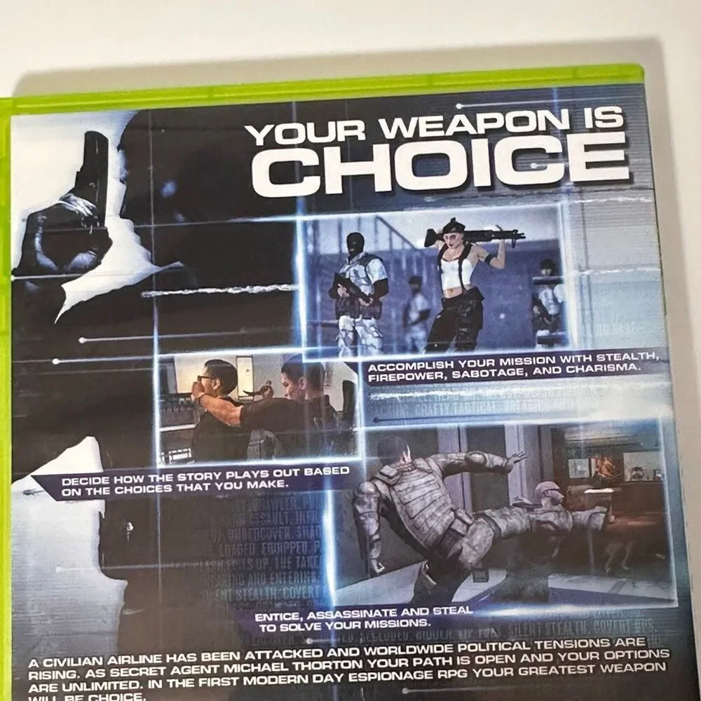 Alpha Protocol The Espionage RPG Xbox 360 Game 17+